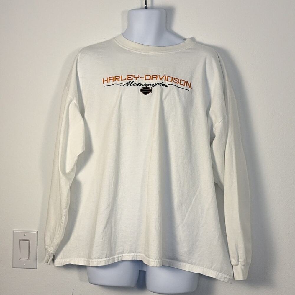 Harley-Davidson Motorcycles Long Sleeve T-Shirt White xxl doc St Louis MO